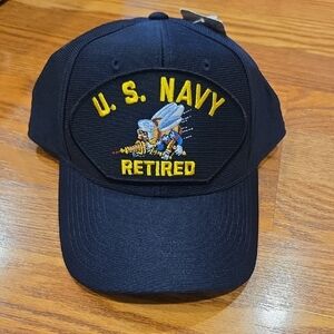 U.S. Navy Retired Black Cap